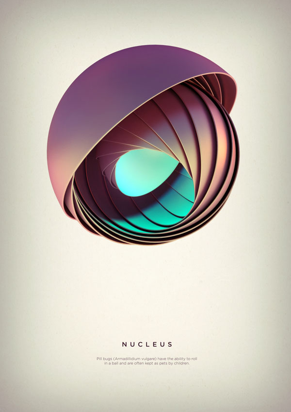 Nucleus - Digital Art by Črtomir Just