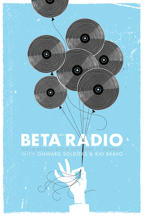 Beta Radio Poster Illustration by Reedicus
