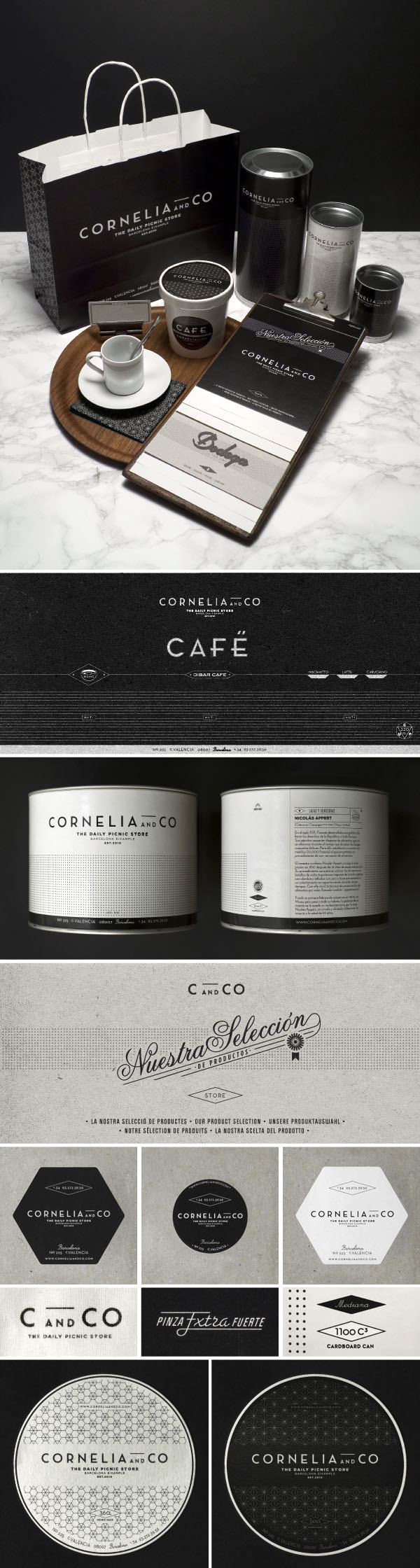 Cornelia and Co Brand and Package Design by Oriol Gil