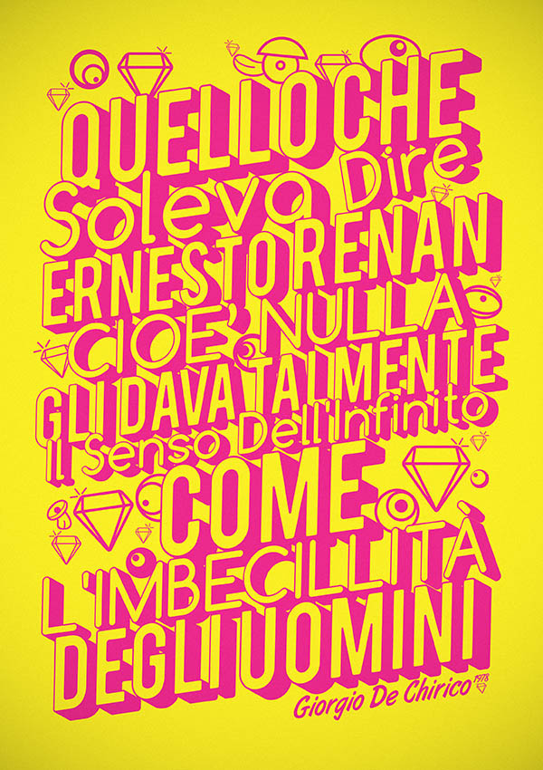 Eight 8 Typography Design by Mirko Camia