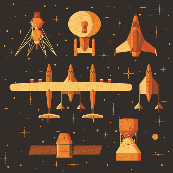 Fast Company - Space Jam - Editorial Illustration by Andrea Manzati