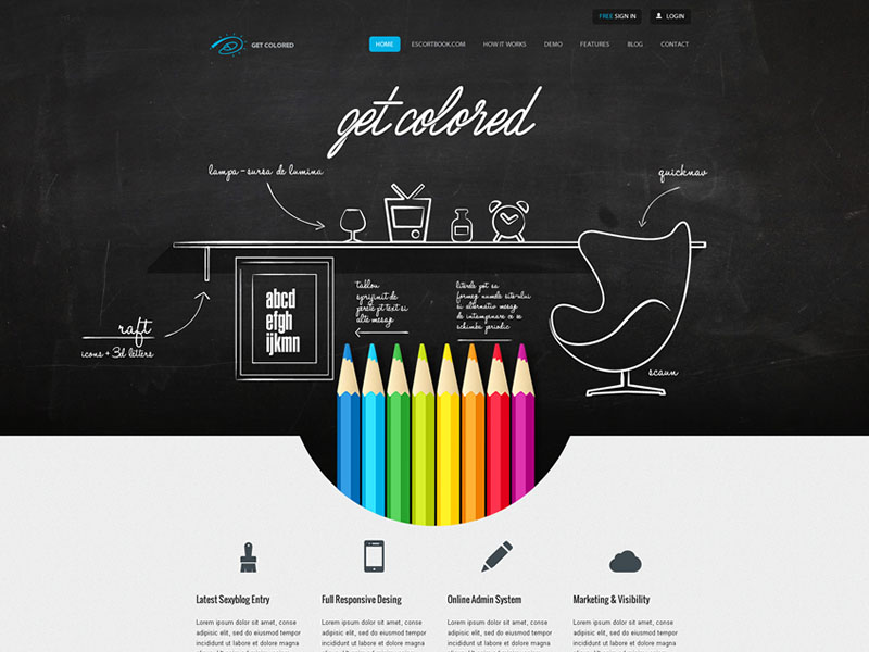 Get Colored Website - Web Design by Cosmin Capitanu