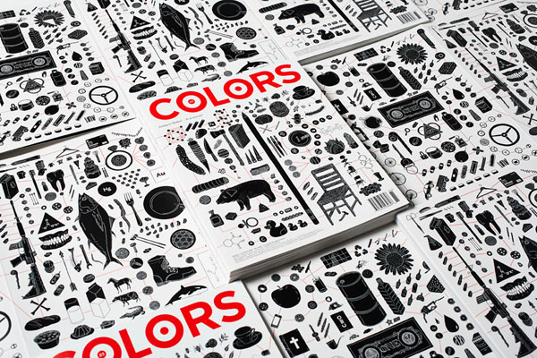 Graphics and Vector Illustrations for Colors Magazine by Felipe Rocha at Fabrica