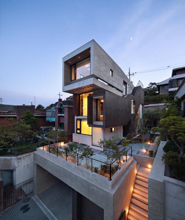 H-House in Seoul, Korea by design group bang by min
