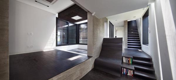 Inside the H-House in Seoul, Korea by design group bang by min