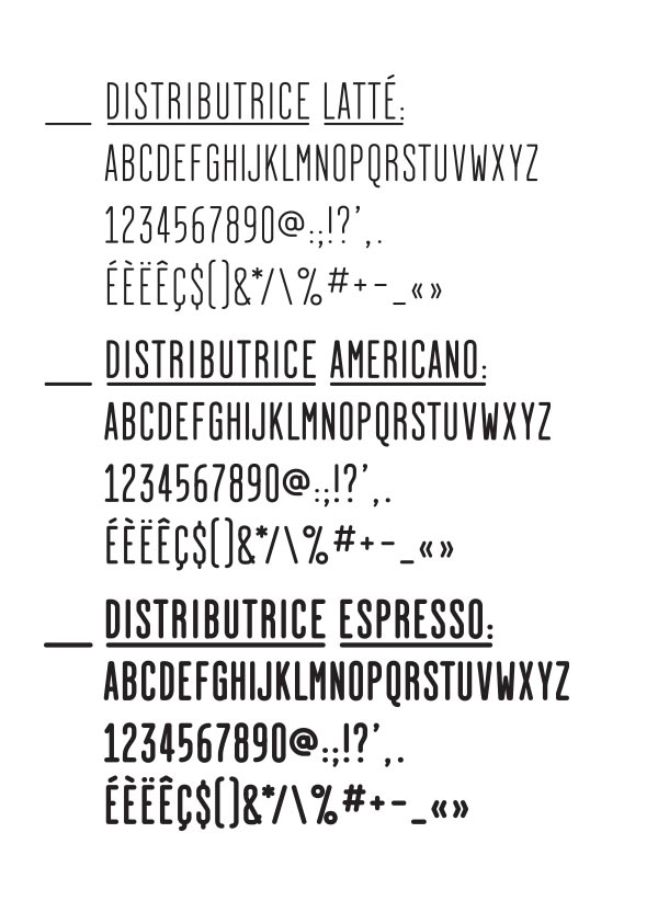 La Distributice - Corporate Typeface