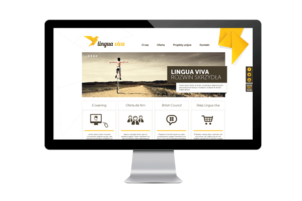 Lingua Viva - Language - Website Design Case Study by Necon