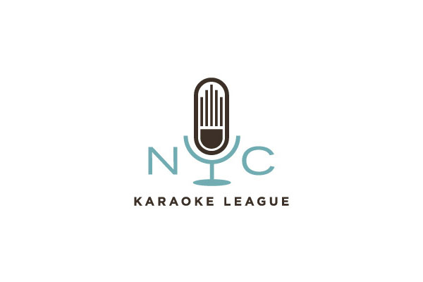 Logo Design by Wallace Design House for NYC Karaoke League