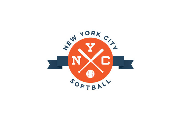 Logo Design by Wallace Design House for New York City Softball League