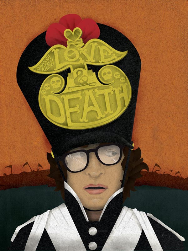 Love and Death - for Silver Screen Society - Poster Illustration by I Shot Him
