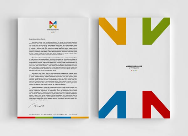 MNW - National Museum in Warsaw - Stationery Design