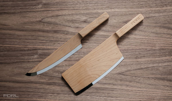 Maple Knive Set Product Design by The Federal
