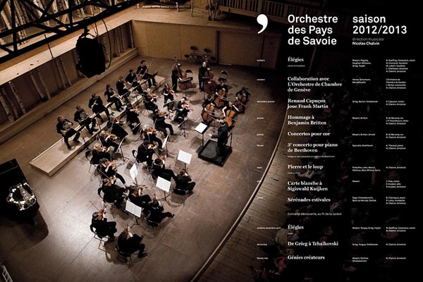 Orchestre des Pays de Savoie - Visual Communication by Catalogue Studio