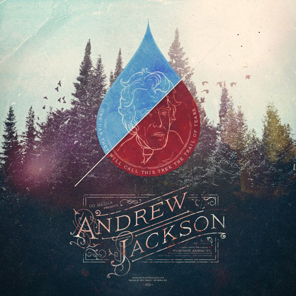Parachute Journalists – Andrew Jackson Album Artwork by Jeff Finley