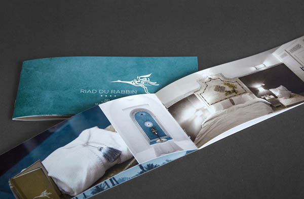 Riad du Rabbin - Brochure Design by Büro für Linienführung