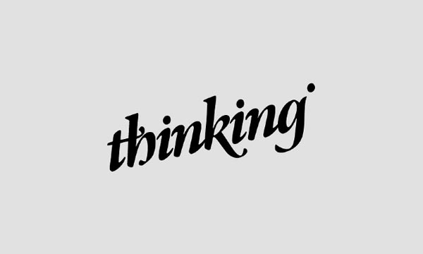Thinking Logo Design by Hellopanos