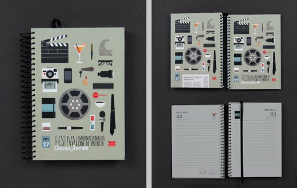 27th Cinema Jove Film Festival - Notebooks Design by Casmic Lab