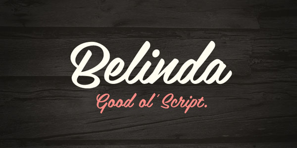 Belinda - Contemporary Script Typeface by Mika Melvas