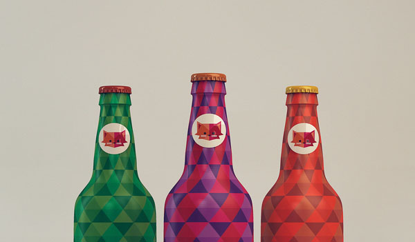 Bottles for Le Chat by Isabela Rodrigues Sweety Branding Studio