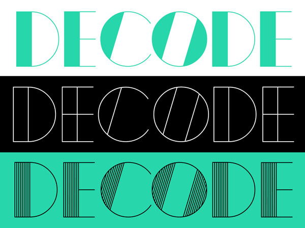 Decode - Retro Styled Font