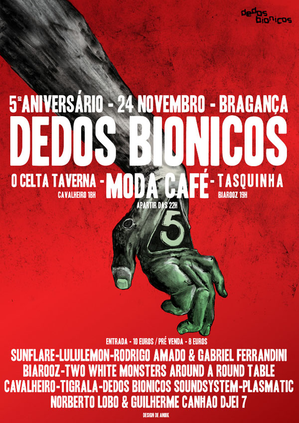 Dedos Bionicos Poster Illustration by Anoik