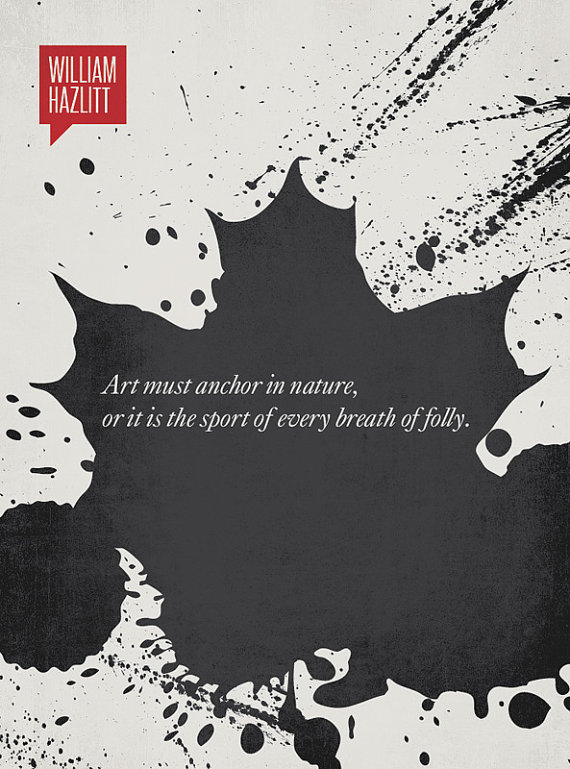 DesignDifferent Illustration - Quotation by William Hazlitt