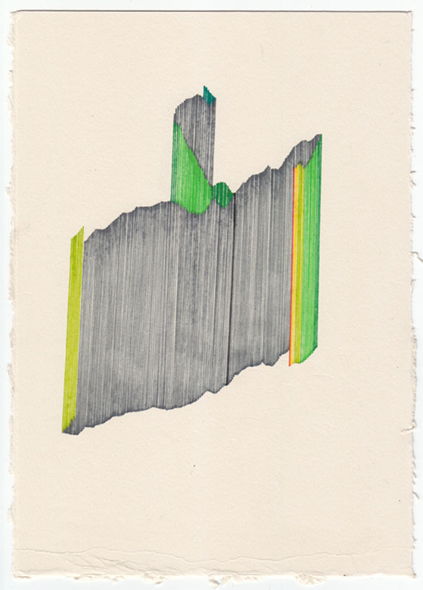 Diary Fragments - drawing by Mario Kolaric