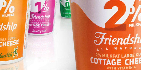 Friendship Dairies Packaging by Partners and Napier