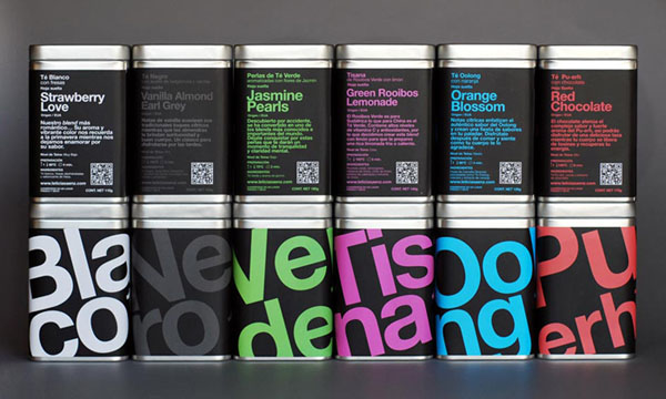 Leticia Sáenz Tea Sommelier packaging designed by LeoLab