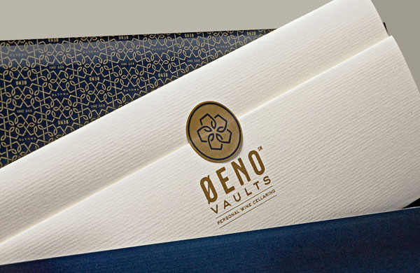 Oeno Vaults Brand Design by Tractorbeam