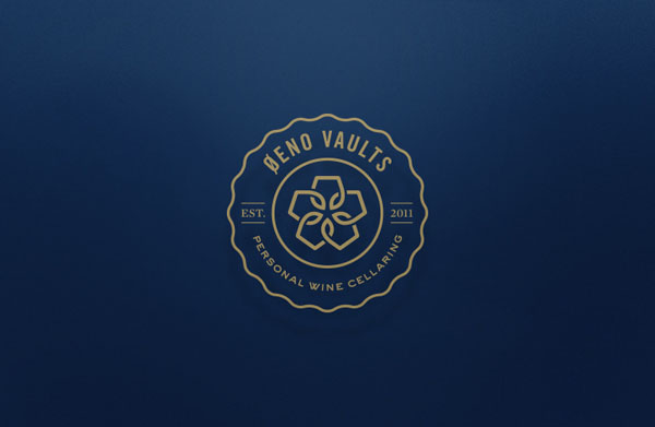 Oeno Vaults Logo Design by Tractorbeam