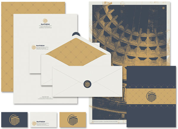 Pantheon Proposed Stationery System by Seth Lunsford