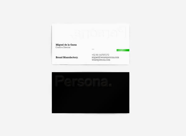 Persona. Business Cards