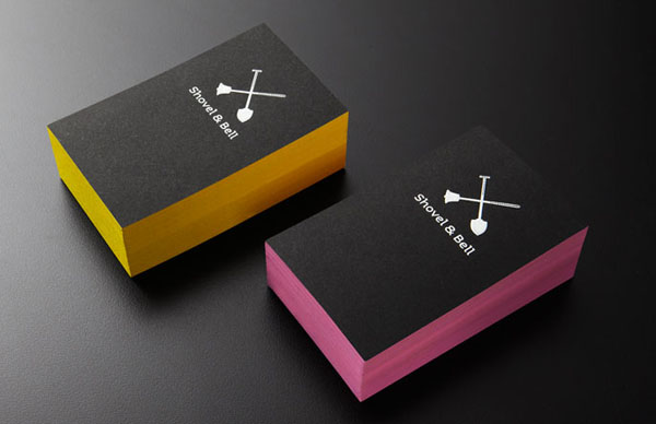 Shovel and Bell gelateria and cafe Business Cards by Manic Design