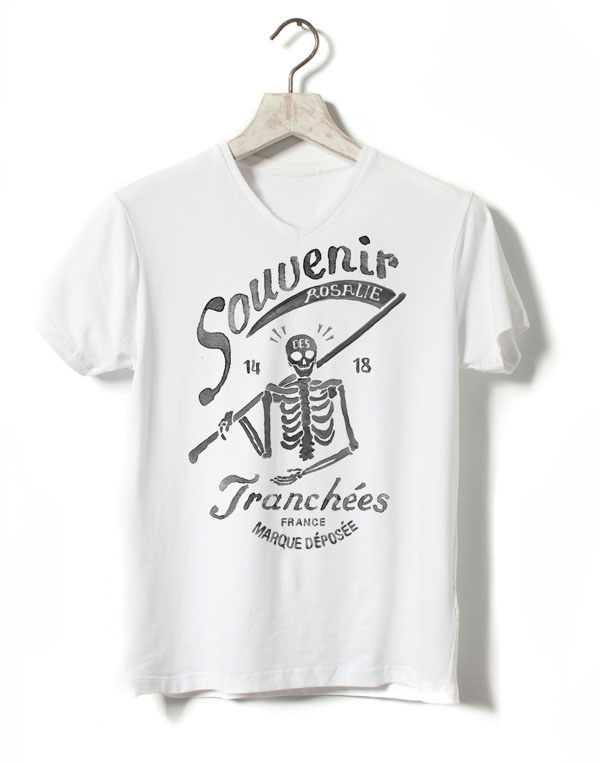 Skeleton T-Shirt Illustration for FILS DE FER - Souvenir 14 18
