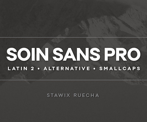 Soin Sans Pro - Font by Stawix Ruecha