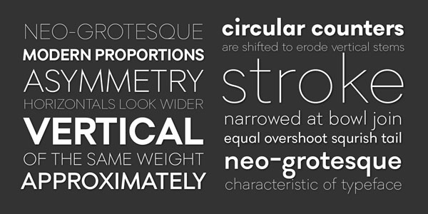 Soin Sans Pro - Typefaces and Weights