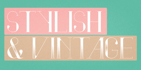 Vindeco - stylish vintage typeface design by VirtueCreative