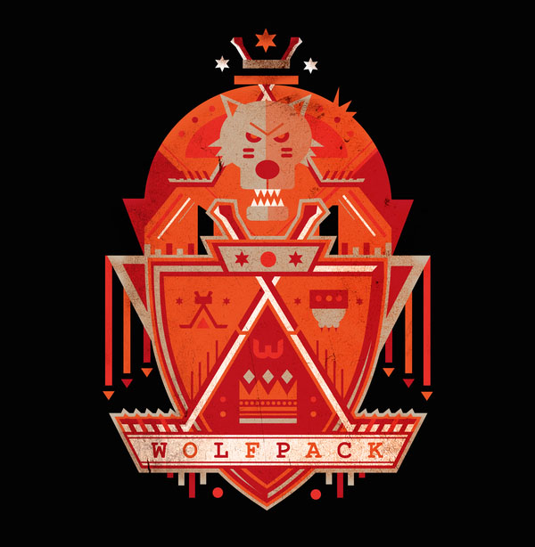 Wolfpack Illustration by Petros Afshar