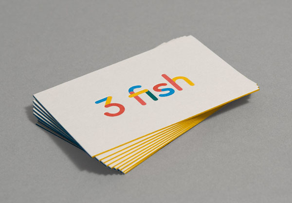 3 fish in a tree - Business Card Design