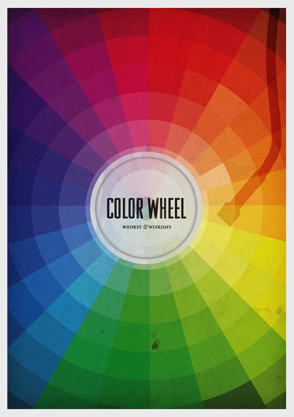 Color Wheel Band Poster by Dev Gupta