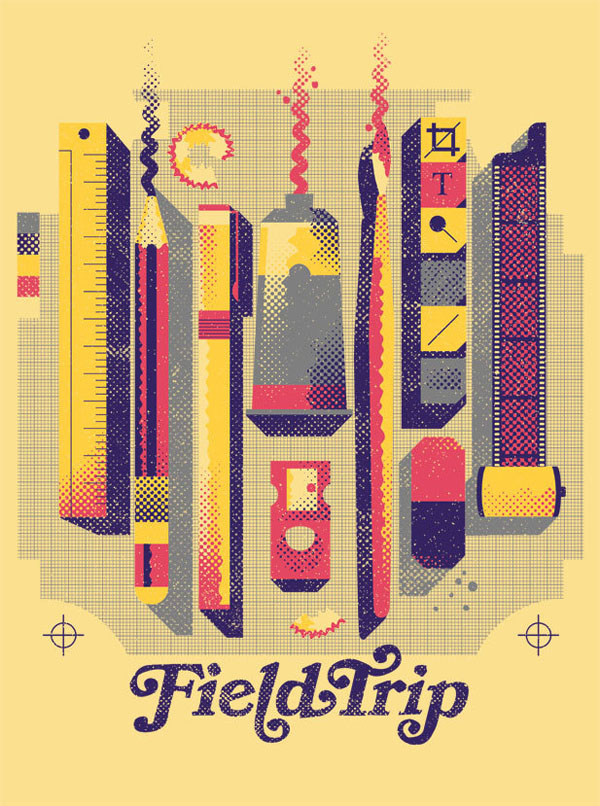 Field Trip Sydney 2012 - Poster Illustration by WBYK
