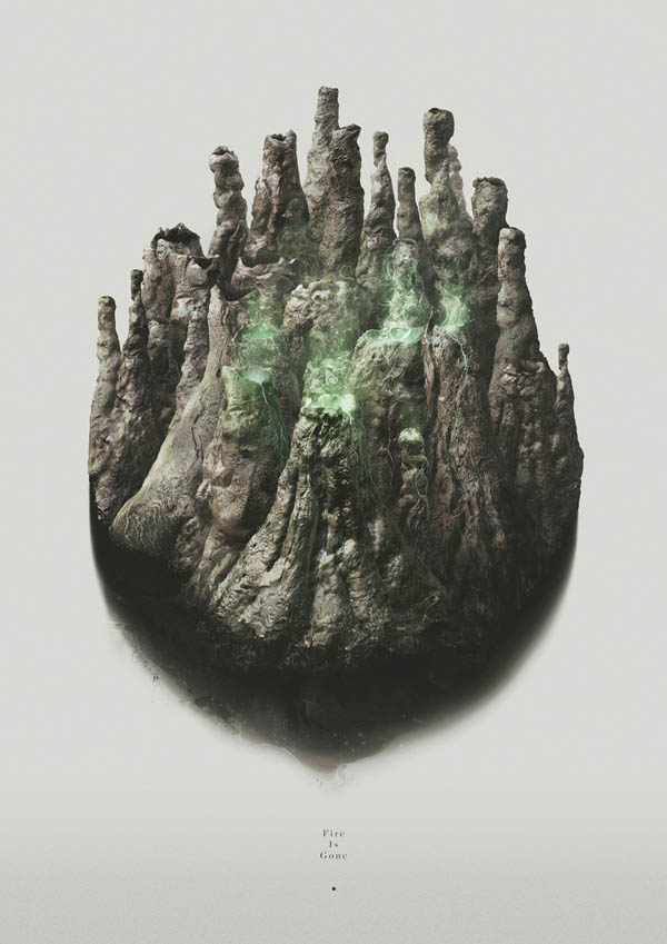 Fire Is Gone - Digital Artwork by Piotr Buczkowski for Daniel Freytag of Berg Studio