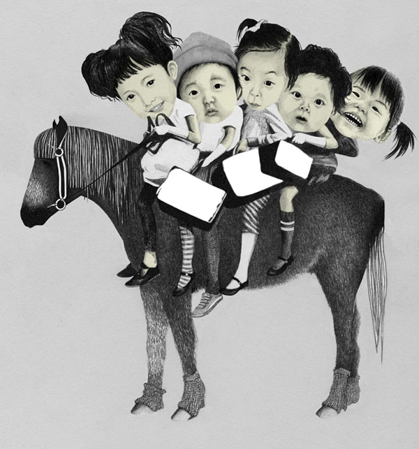Illustration by Helena Frank for Little Girls Rule