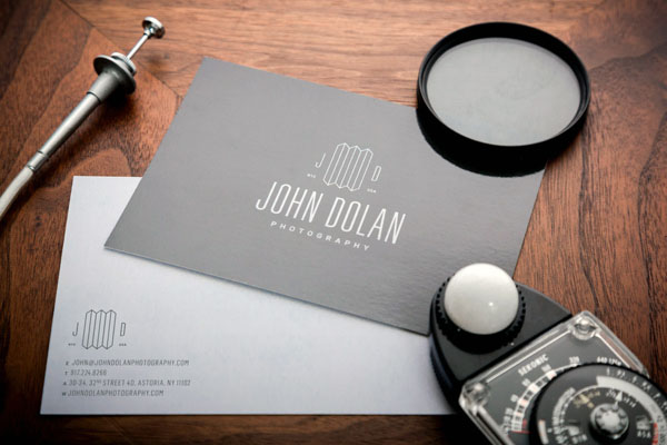 John Dolan Photography Business Card Design by Bluerock Design