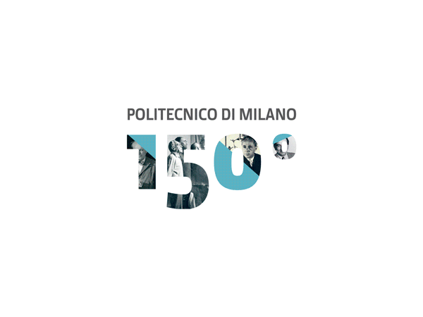 Logo Versions Politecnico di Milano 150° ANNIVERSARY