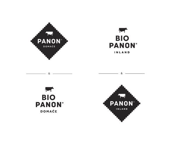 PANON Dairy Identity and Packaging Design by Peter Gregson Studio