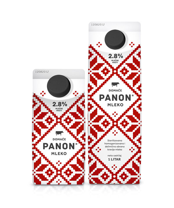 PANON Dairy Identity and Packaging Design by Peter Gregson Studio