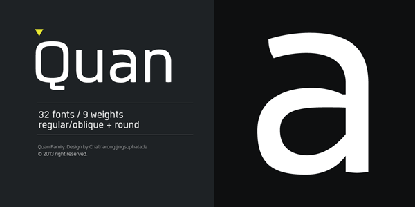 Quan Font Family by Typesketchbook