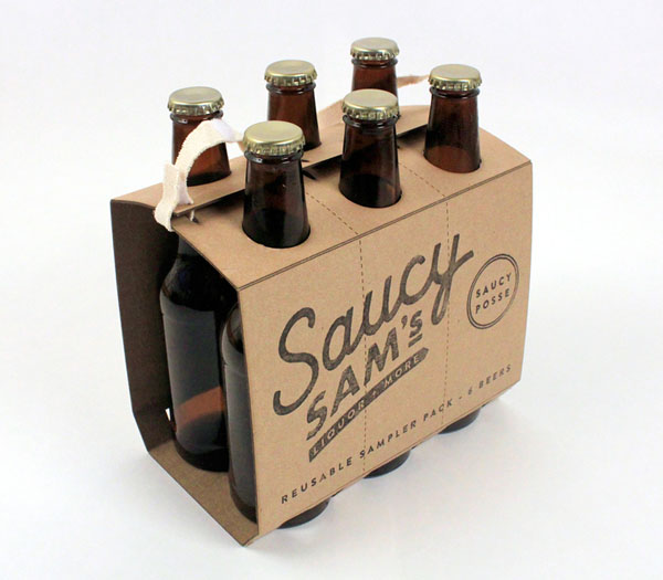 Saucy Sam's - Packaging by Alex Register Design